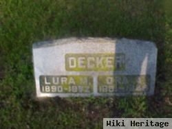 Lura M Allen Decker