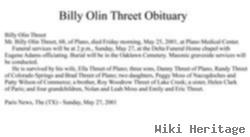 Billy Olin Threet