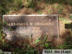 Pvt Alexander W Chambers