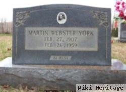 Martin Webster York