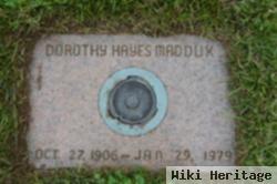 Dorothy Hayes Maddux