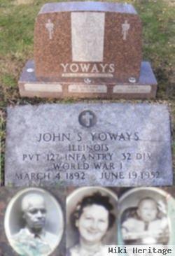 Pvt John S Yoways