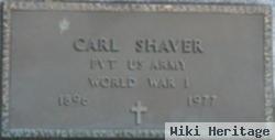 Pvt Carl Shaver