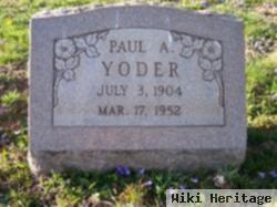 Paul A Yoder