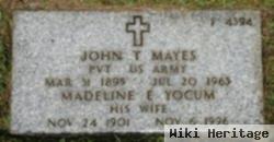 John T Mayes