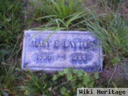 Mary E Franklin Layton