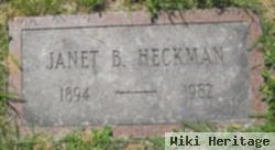 Janet B Goodhart Heckman