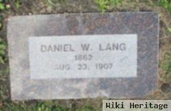 Daniel W Lang