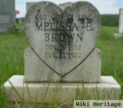 Melissa E Brown