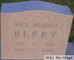 Jack Wendell Berry