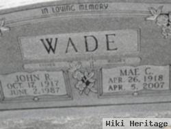 Mae Clara Wolfenbarger Wade Whaley