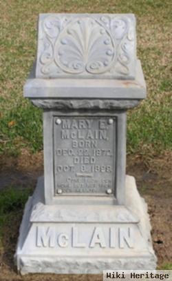 Mary E Mclain