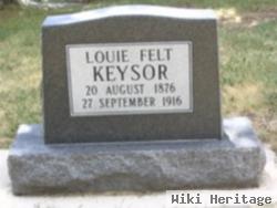 Louise Ellis "louie" Felt Keysor