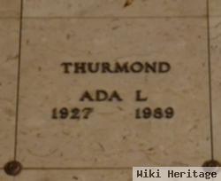 Ada L Thurmond