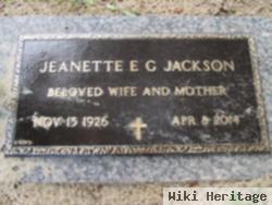 Jeanette Elizabeth Gainey Jackson