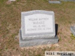 William Mathew Marable, Sr