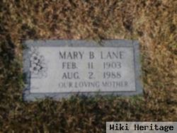 Mary Benjamin Lane