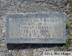 Fronie Jean Watson Hayes