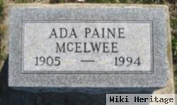 Ada Emma Paine Mcelwee