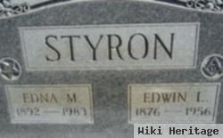 Edwin L Styron