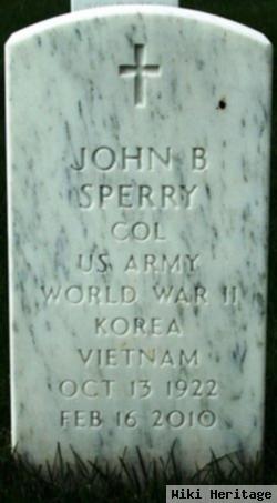 Col John B Sperry