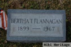 Bertha T Flannagan