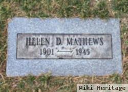 Helen Dorothy Evans Mathews