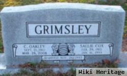 Sallie Cox Grimsley