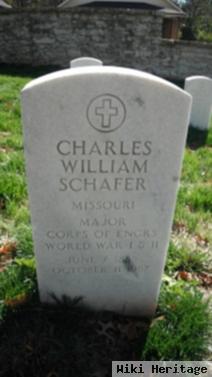 Maj Charles William Schafer