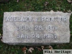 Adelaide E Proctor