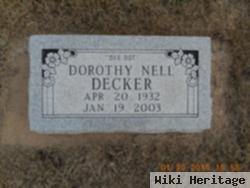 Dorothy Nell "dee Dot" Decker