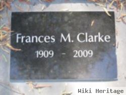 Frances M Clarke