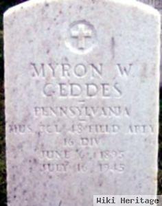 Myron Wesley Geddes