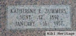 Katherine E Summers