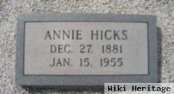 Annie M Hicks