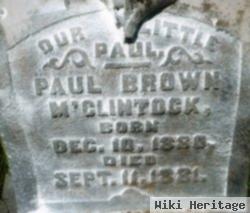 Paul Brown Mcclintock