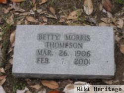 Betty Morris Thompson