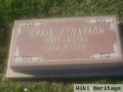 Effie P. Watson