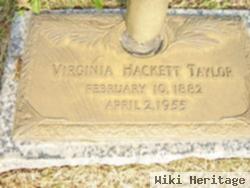 Virginia Hackett Taylor