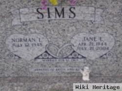 Jane L Snow Sims