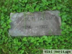 Dr R H Tatum