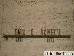 Emil E Bonetti