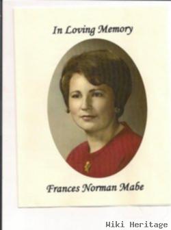 Frances Louise Norman Mabe