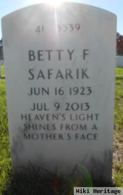 Betty F. Safarik