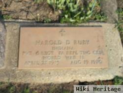 Harold D. Ruby