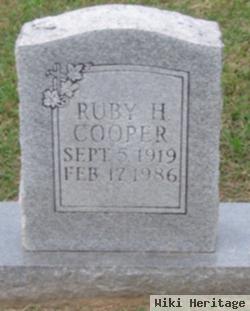 Ruby H. Cooper