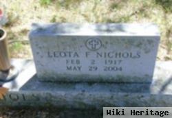 Leota F Nichols