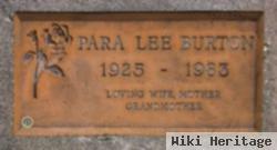 Mary "para Lee" Peebles Burton