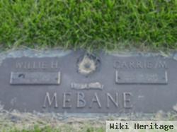 Willie Henry Mebane, Sr