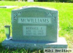 Bernice E. Mcwilliams